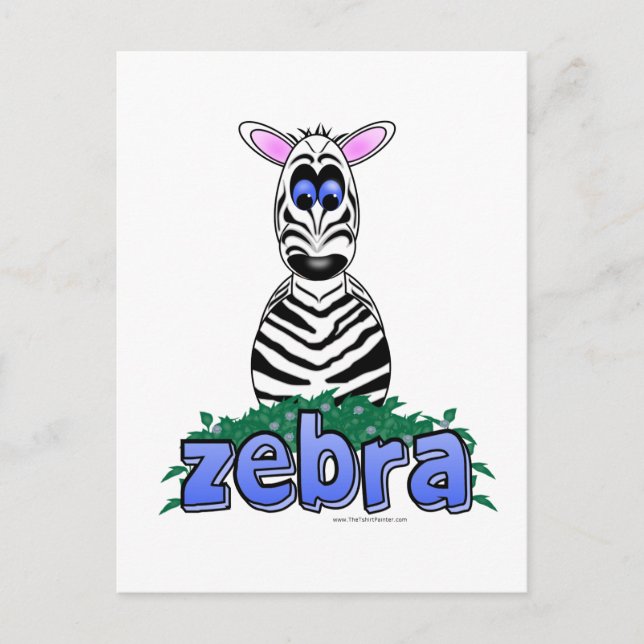 CARTÃO POSTAL ZEBRA (Frente)