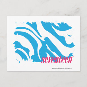 Cartão Postal Zebra Aqua 4
