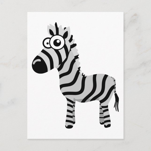 Cartão Postal zebra cufa (Frente)