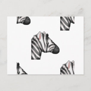 Cartão Postal zebra emoji