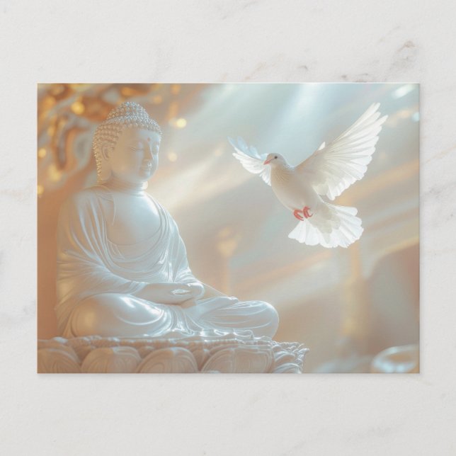 CARTÃO POSTAL ZEN - BUDISMO - MEDITAÇÃO (Frente)