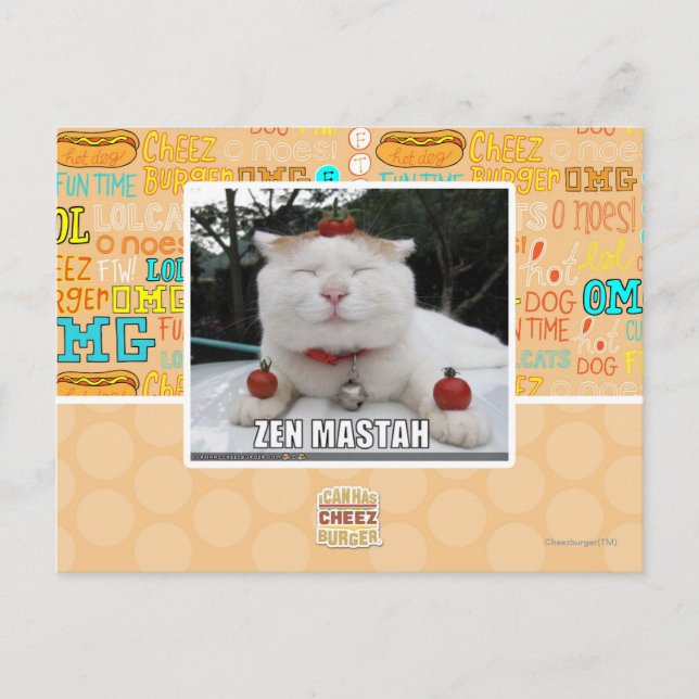 Cartão Postal Zen Mastah (Frente)