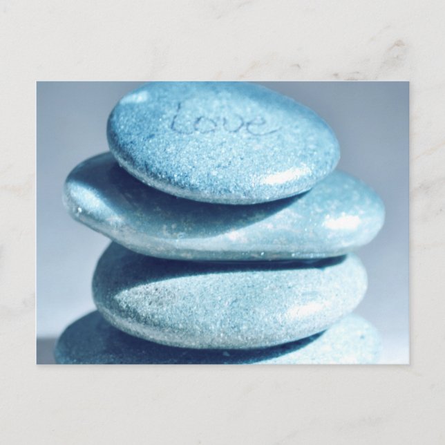 Cartão Postal Zen Rocks (Frente)