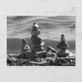 Cartão Postal Zen Rocks