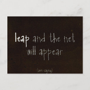 Cartão Postal Zen Say