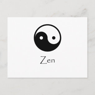 Cartão Postal Zen Yin & Yang