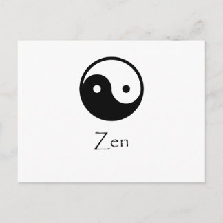 Cartão Postal Zen Yin & Yang