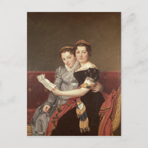 Cartão Postal Zenaide e Charlotte Bonaparte, 1822