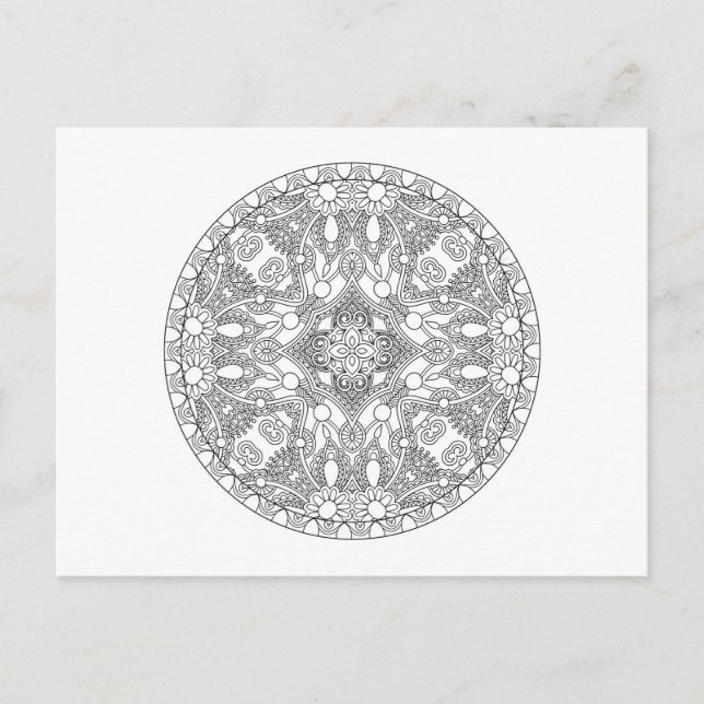 Cartão Postal Zendala Design (Frente)