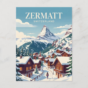Cartão Postal Zermatt, Suíça