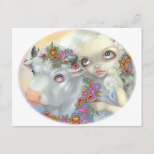 Cartão postal "Zeus and Europa"