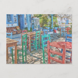 Cartão Postal Zia Village, Kos Island, Grécia