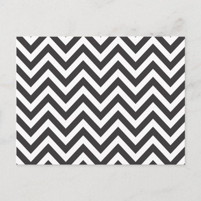 Cartão Postal Zig Zag - Padrão striptep Zazzle Modelo Fundo (Frente)