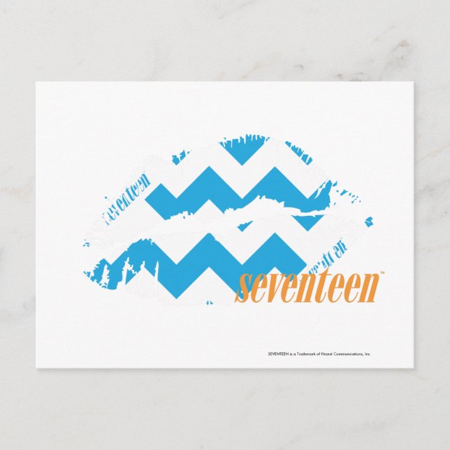 Cartão Postal ZigZag Aqua (Frente)