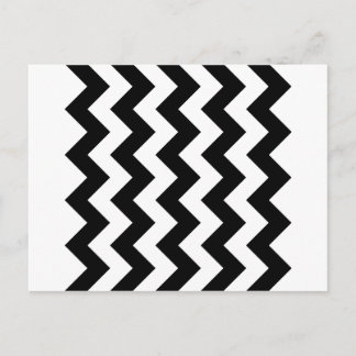 Cartão Postal Zigzag I - Branco e Preto