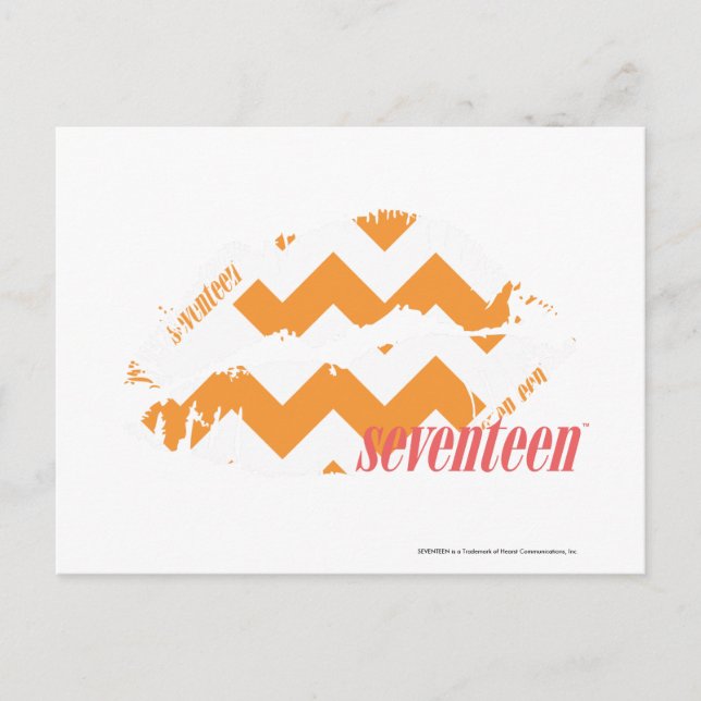 Cartão Postal ZigZag Laranja (Frente)