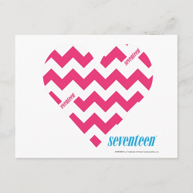 Cartão Postal ZigZag Magenta 3 (Frente)