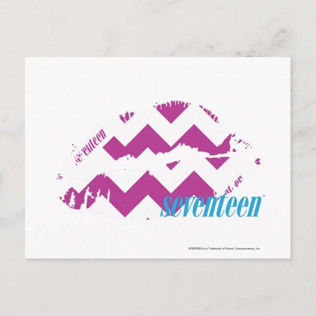 Cartão Postal ZigZag Roxo (Frente)
