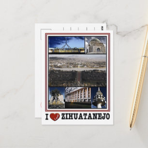 Cartão Postal Zihuatanejo Eu Amo - México - Mosaico -