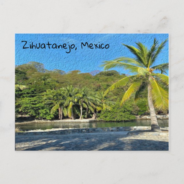 Cartão Postal Zihuatanejo, México (Frente)
