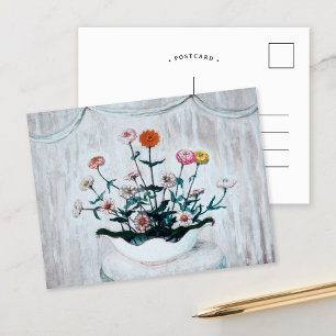 Cartão Postal Zinnias   Florine Stettheimer