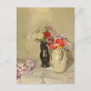 Cartão Postal Zinnias   William Nicholson