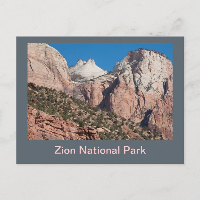 Cartão Postal Zion National Park Cliff (Frente)