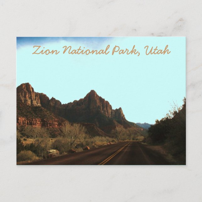 Cartão Postal Zion National Park, Utah (Frente)