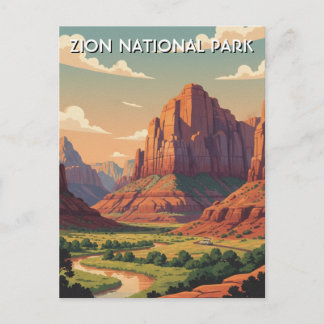 Cartão Postal Zion National Park Utah