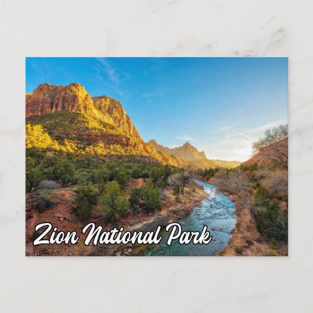Cartão Postal Zion National Park, Utah, Estados Unidos (Frente)