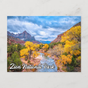 Cartão Postal Zion National Park, Utah, Estados Unidos