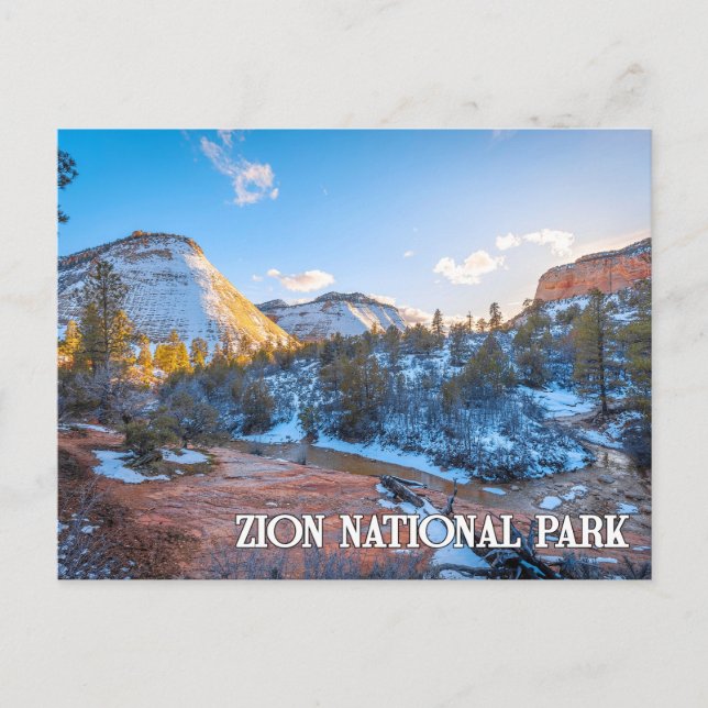 Cartão Postal Zion National Park, Utah, USA (Frente)