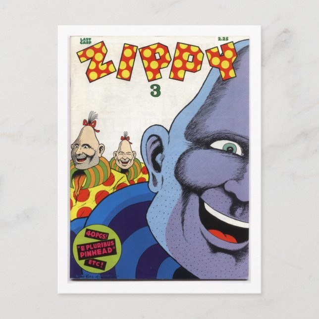 Cartão Postal Zippy 3, 1980 (Frente)