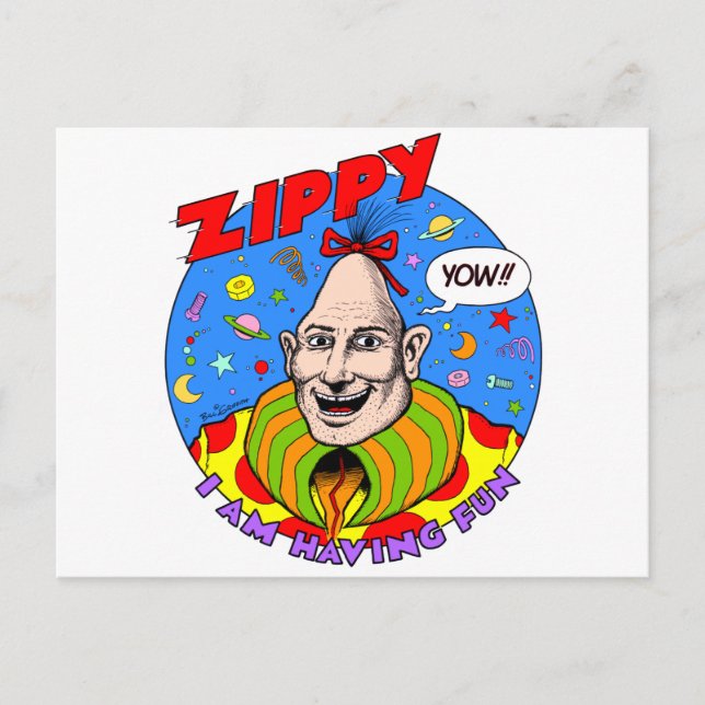 Cartão postal Zippy clássico (Frente)
