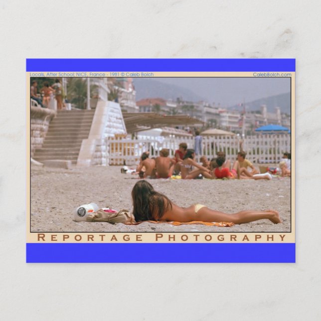 Cartão Postal ZNICEGoldBikini (Frente)