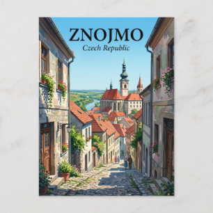 Cartão Postal Znojmo República Tcheca