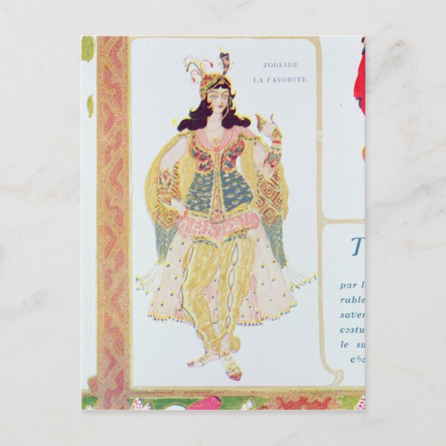 Cartão Postal Zobeide (Frente)