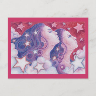 Cartão postal Zodiac Gemini