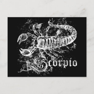Cartão Postal Zodiac Scorpio