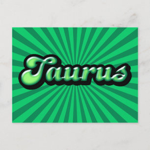 Cartão Postal Zodíaco Retrô Touro