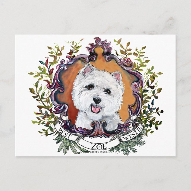 Cartão Postal Zoe (Frente)