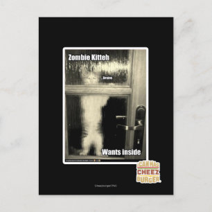 Cartão Postal Zombi Kitteh