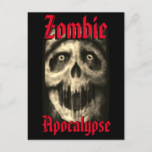 Cartão Postal Zombie Apocalypse 2