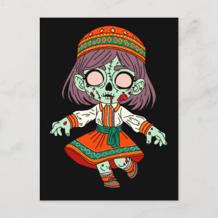 Cartão Postal Zombie armênio-cega