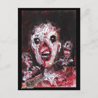 Cartão Postal Zombie Art de Jack Larson