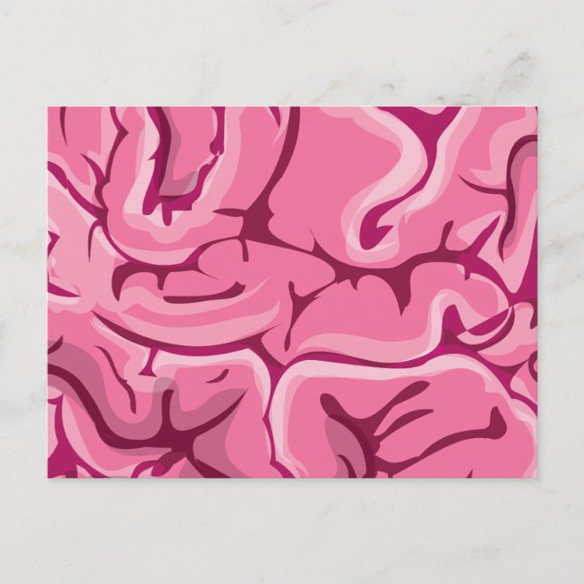 Cartão Postal Zombie Brain (Frente)