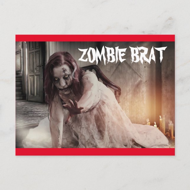 Cartão Postal Zombie Brat (Frente)