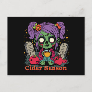 Cartão Postal Zombie da Estação de Cider da Apple