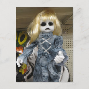 Cartão Postal Zombie Doll