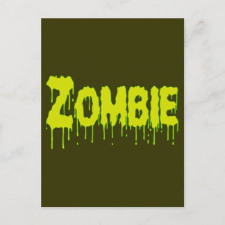 Cartão Postal Zombie Dripe